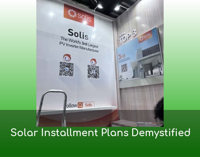 Solar Installment Plans Demystified